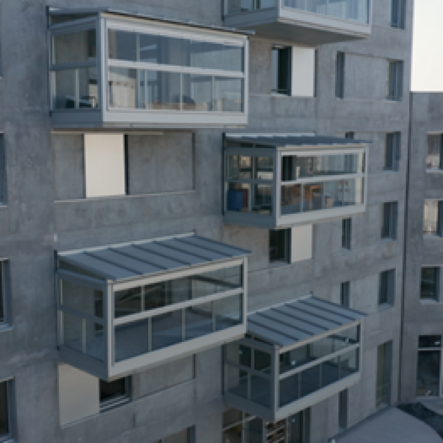 Loggia en verre Atrium Plus