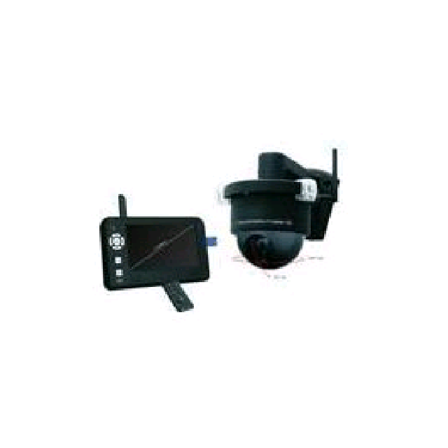 Caméra dôme panoramique orientable avec ecran et carte SD