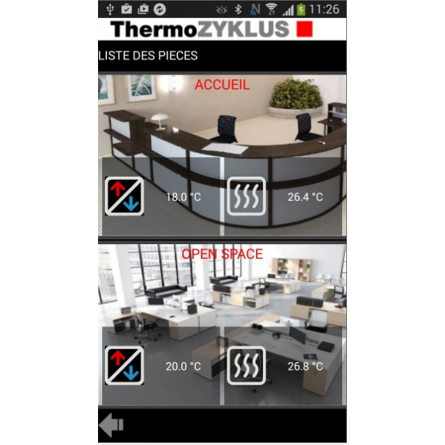 Application THZ-Control Thermozyklus