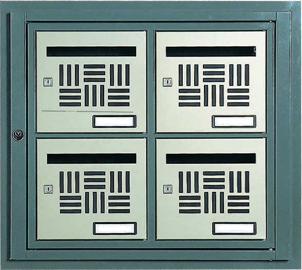 Boites aux lettres collectives intérieures modèle Décor Cibox