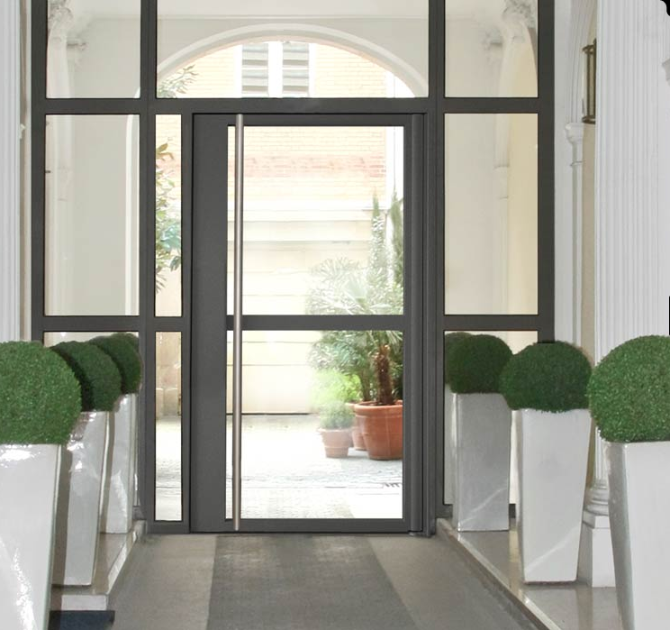 Porte de hall sur pivot Estura Picard