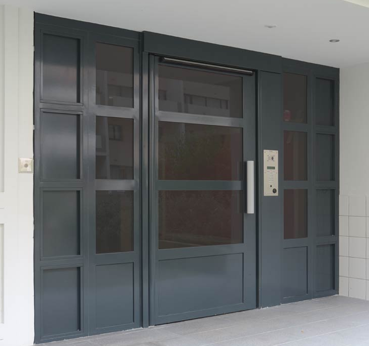 Porte de hall sur pivot Estura Picard