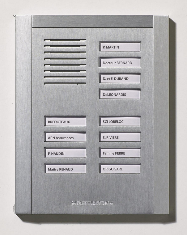 Interphone audio pour bâtiments Intratone