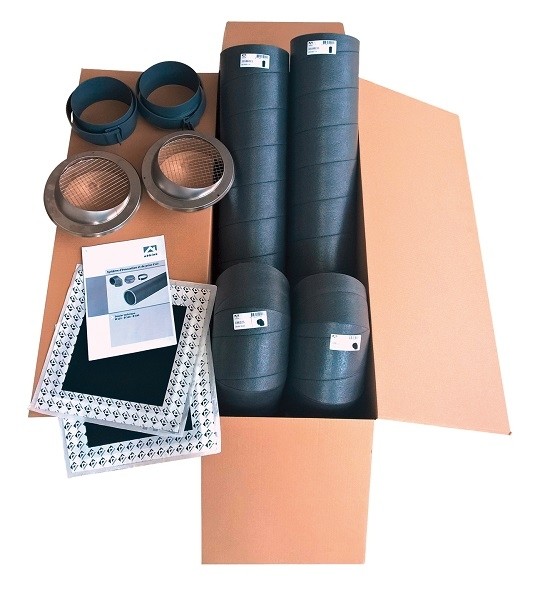 Kit de raccordement horizontal pour chauffe-eaux thermodynamiques 
