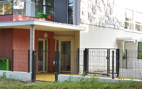 Portail pivotant treillis gamme Oobamboo Normaclo