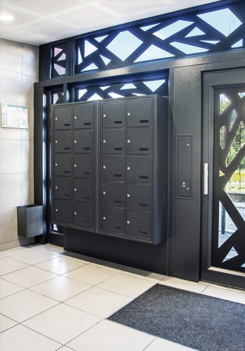Porte de hall personnalisée Gamme Sécurité Renforcée Cibox