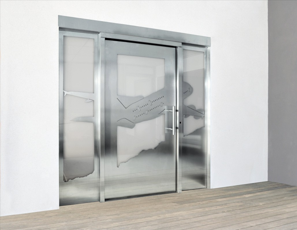 Porte d'entrée d'immeuble Gamme Décor Personnalisée Cibox