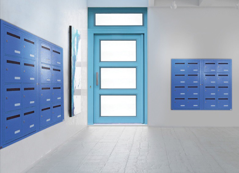 Porte d'entrée d'immeuble Gamme Sécurité Renforcée Trio Cibox