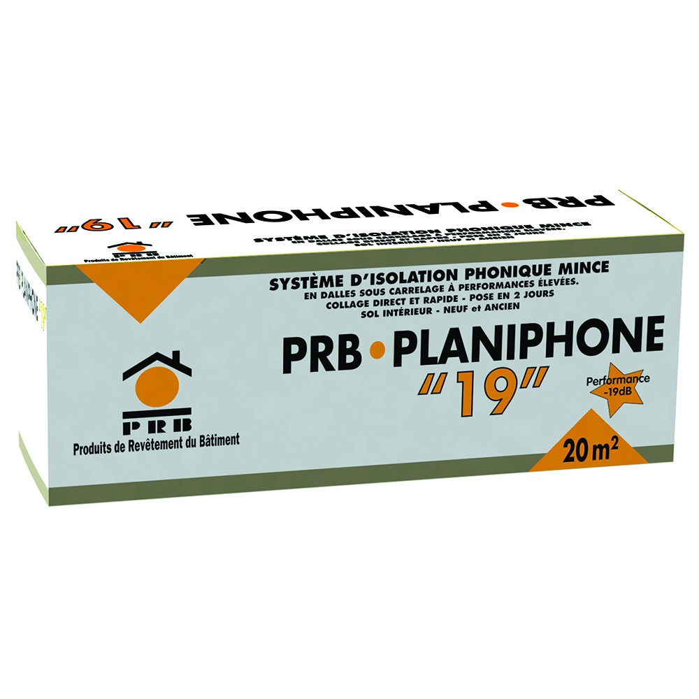 Système d'isolation phonique mince PLANIPHONE 19 PRB