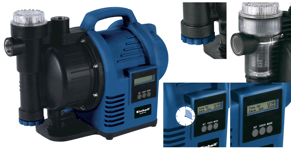 Pompe d'arrosage automatique BG-AW1136 EINHELL avec filtre