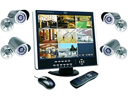 Elro DVR151S Kit écran 38 cm avec enregistreur numérique 1 To et 4 Cameras
