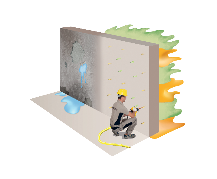 Water Barrier, imperméabilisation de structures enterrées