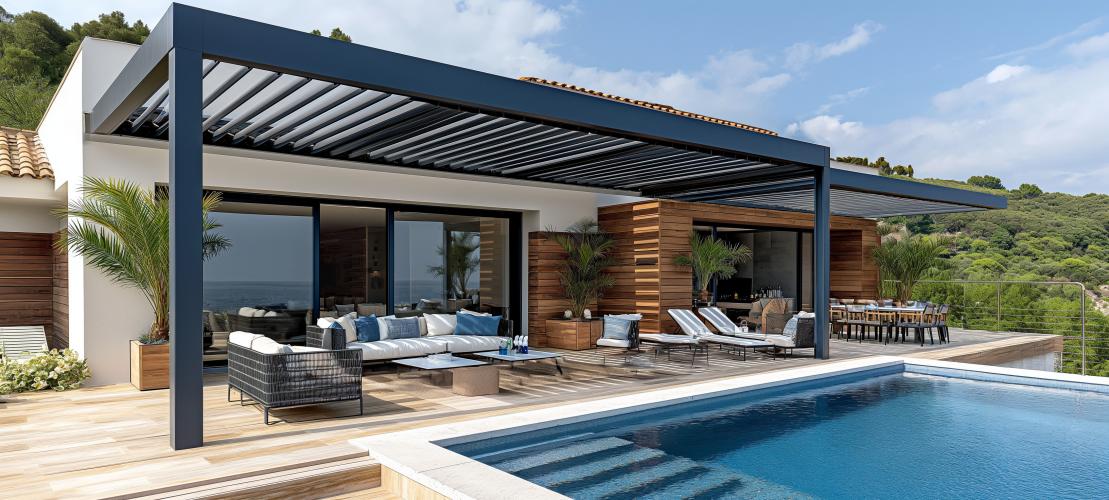 Tout savoir sur la pergola bioclimatique : avantages et installation
